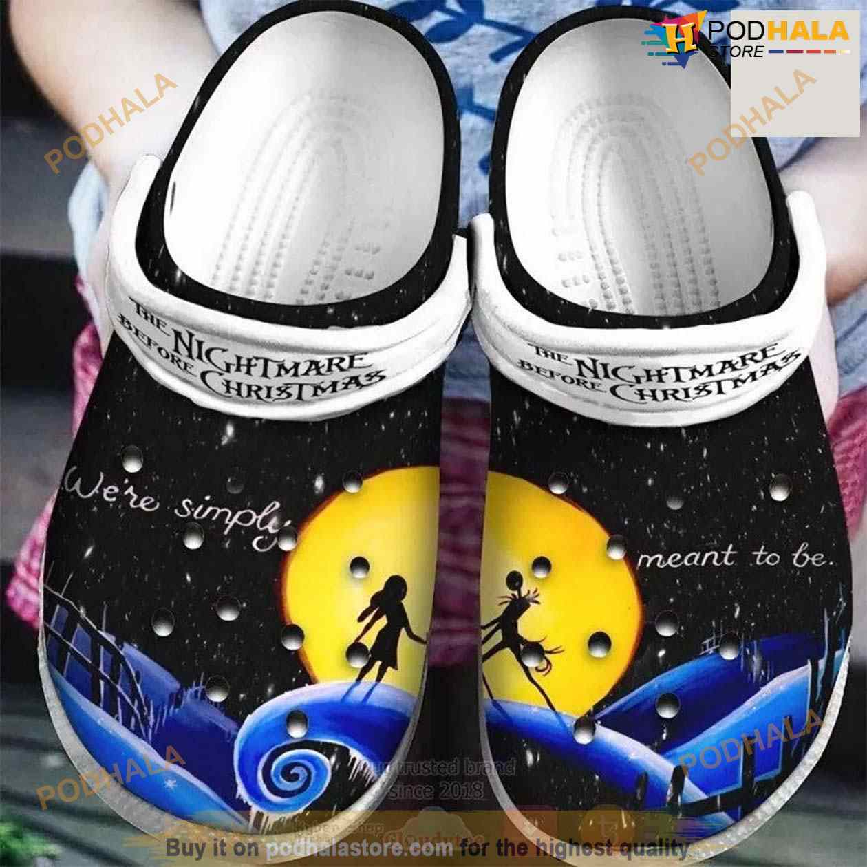 Jack And Sally Halloween Classic Clogs Crocs Shoes Jack And Sally Halloween Classic Clogs Crocs Shoes