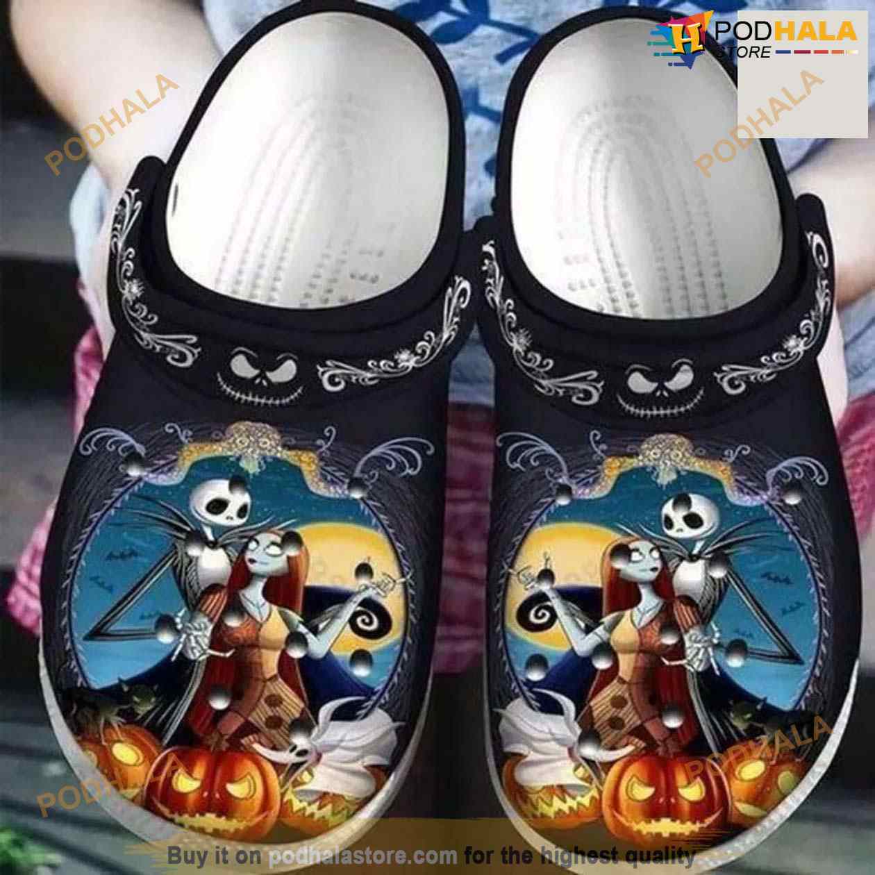 Jack Skeleton Wife In Love Nightmare Before Christmas Couples Crocs Clog Gifts For Men Women Jack Skeleton Wife In Love Nightmare Before Christmas Couples Crocs Clog Gifts For Men Women