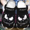 Jack Skellington Black Crocs Clog Shoes For Halloween