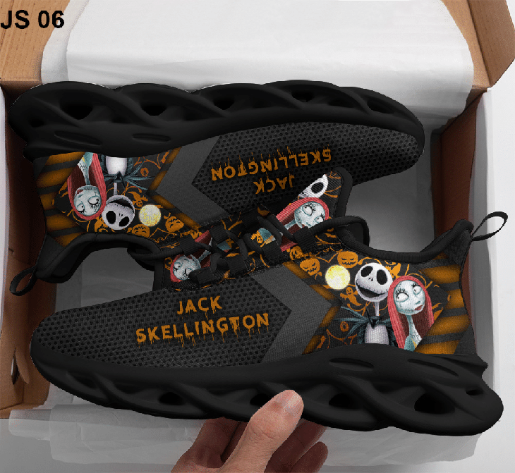 Jack Skellington Clunky Max Soul Shoes Jack Skellington Clunky Max Soul Shoes