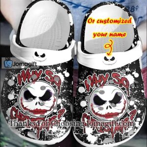 Jack Skellington Joker Face Why So Christmas Crocs Gift