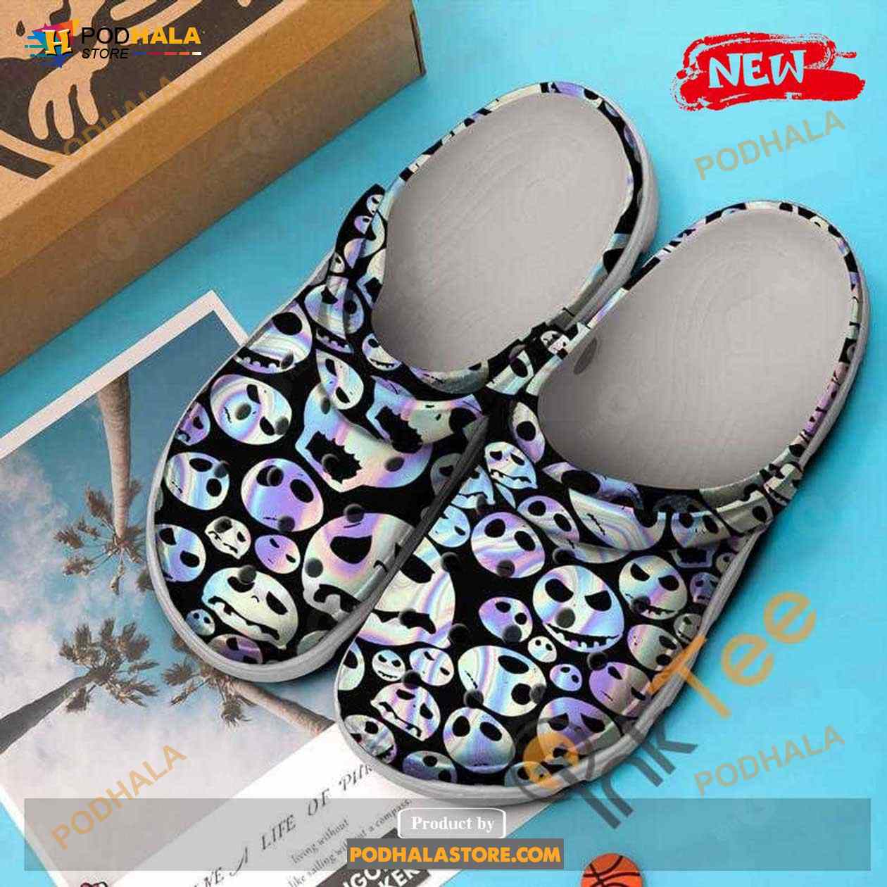Jack Skellington Skulls The Nightmare Before Christmas Movie Crocs Clog Shoes Jack Skellington Skulls The Nightmare Before Christmas Movie Crocs Clog Shoes