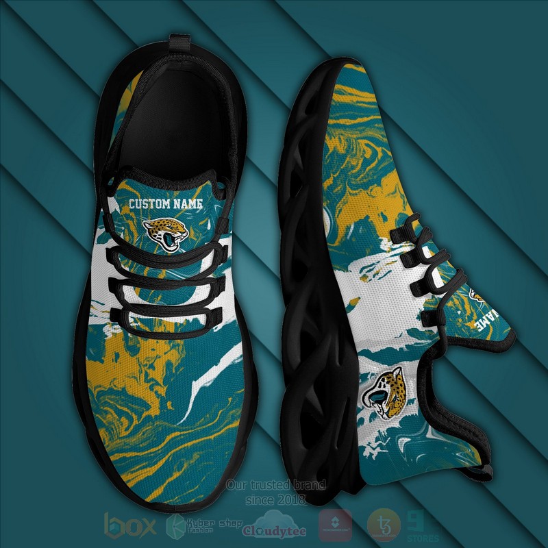 Jacksonville Jaguars Nfl American Custom Name Clunky Max Soul Shoes Jacksonville Jaguars Nfl American Custom Name Clunky Max Soul Shoes