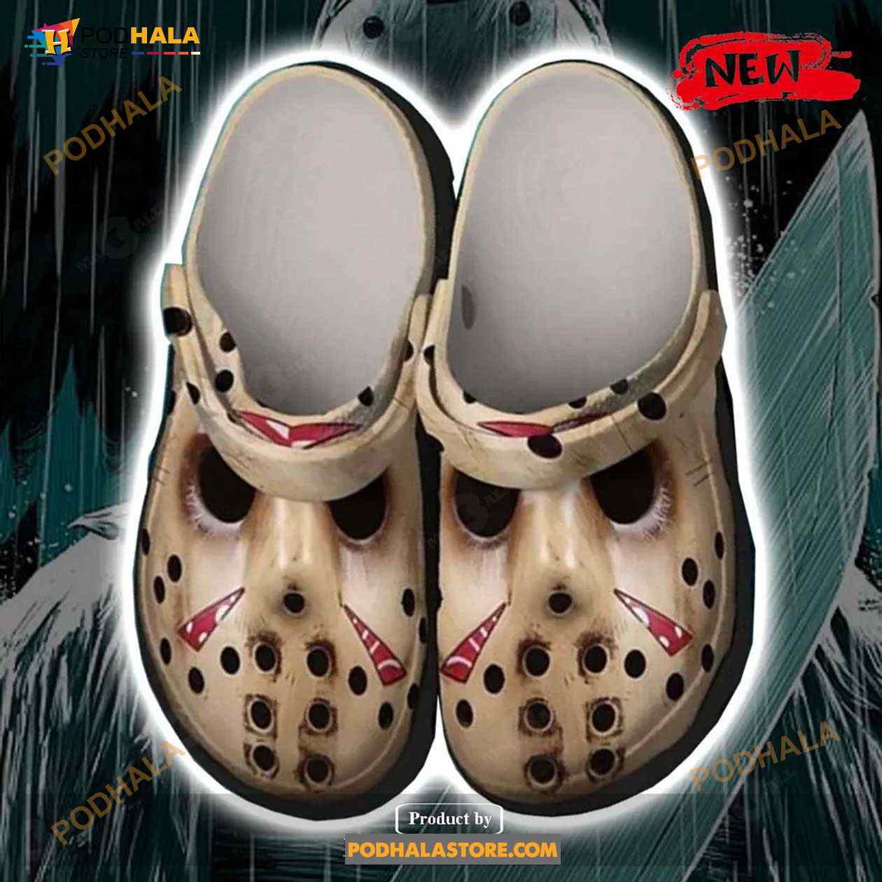 Jason Voorhees For Unisex & Kids Crocs Clog Shoes Jason Voorhees For Unisex & Kids Crocs Clog Shoes