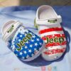 Jeep American Flag Crocband Crocs Clog Shoes