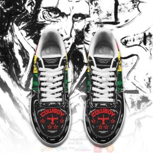 Jet Black Cowboy Bebop Anime Air Force Shoes