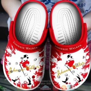 Johnnie Walker Drinking Crocband Clog Shoes
