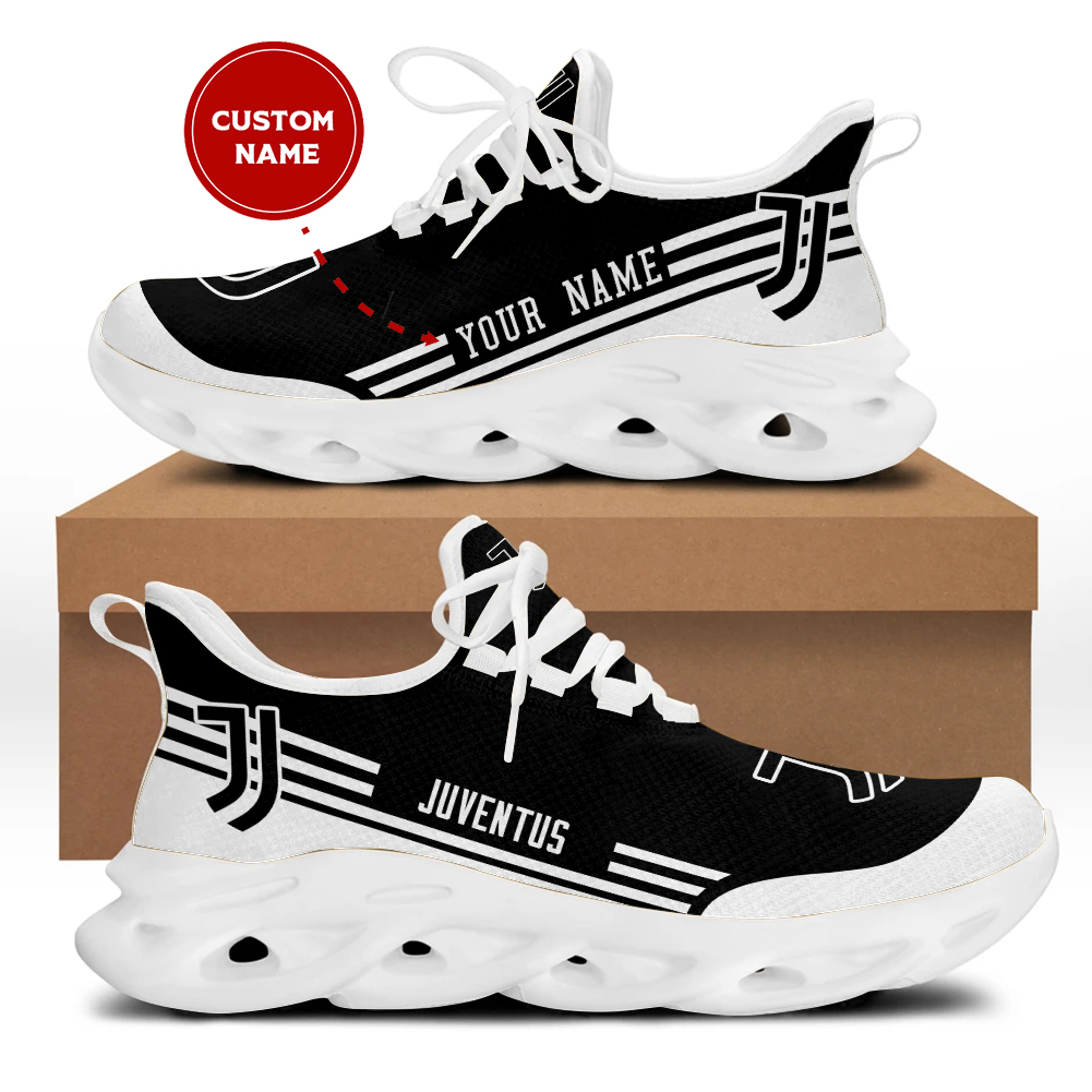 Juventus Custom Name Clunky Max Soul Shoes Juventus Custom Name Clunky Max Soul Shoes