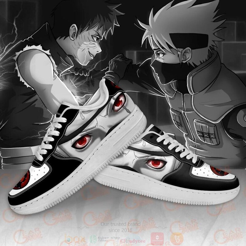 Kakashi And Obito Eyes Air Anime Air Force Shoes Kakashi And Obito Eyes Air Anime Air Force Shoes