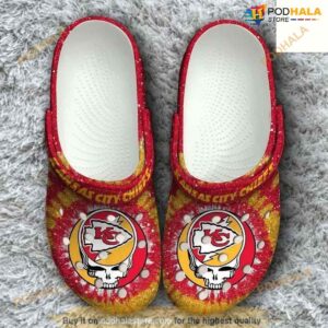 Kansas City Chiefs Grateful Dead Classic Crocsband Clog Comfortable Water Shoes