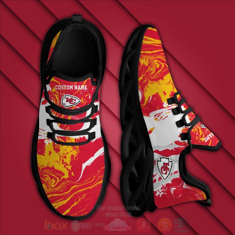 Kansas City Chiefs Nfl American Custom Name Clunky Max Soul Shoes Kansas City Chiefs Nfl American Custom Name Clunky Max Soul Shoes