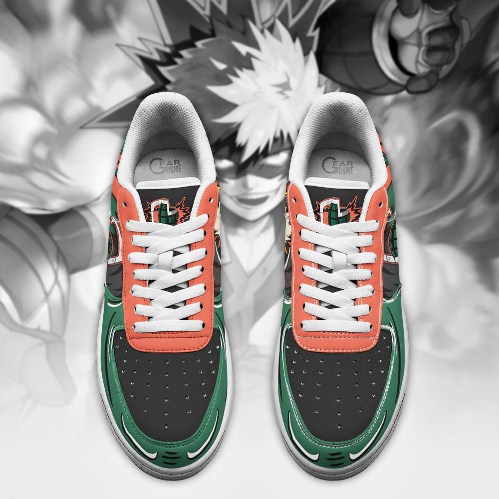 Katsuki Bakugo Anime My Hero Academia Air Force Shoes Katsuki Bakugo Anime My Hero Academia Air Force Shoes