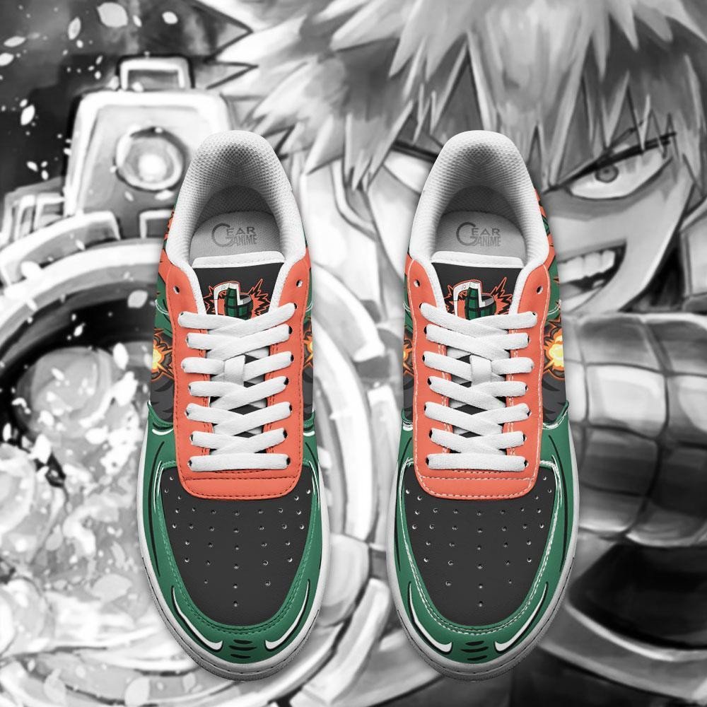 Katsuki Bakugo Dynamight My Hero Academia Anime Air Force Shoes Katsuki Bakugo Dynamight My Hero Academia Anime Air Force Shoes