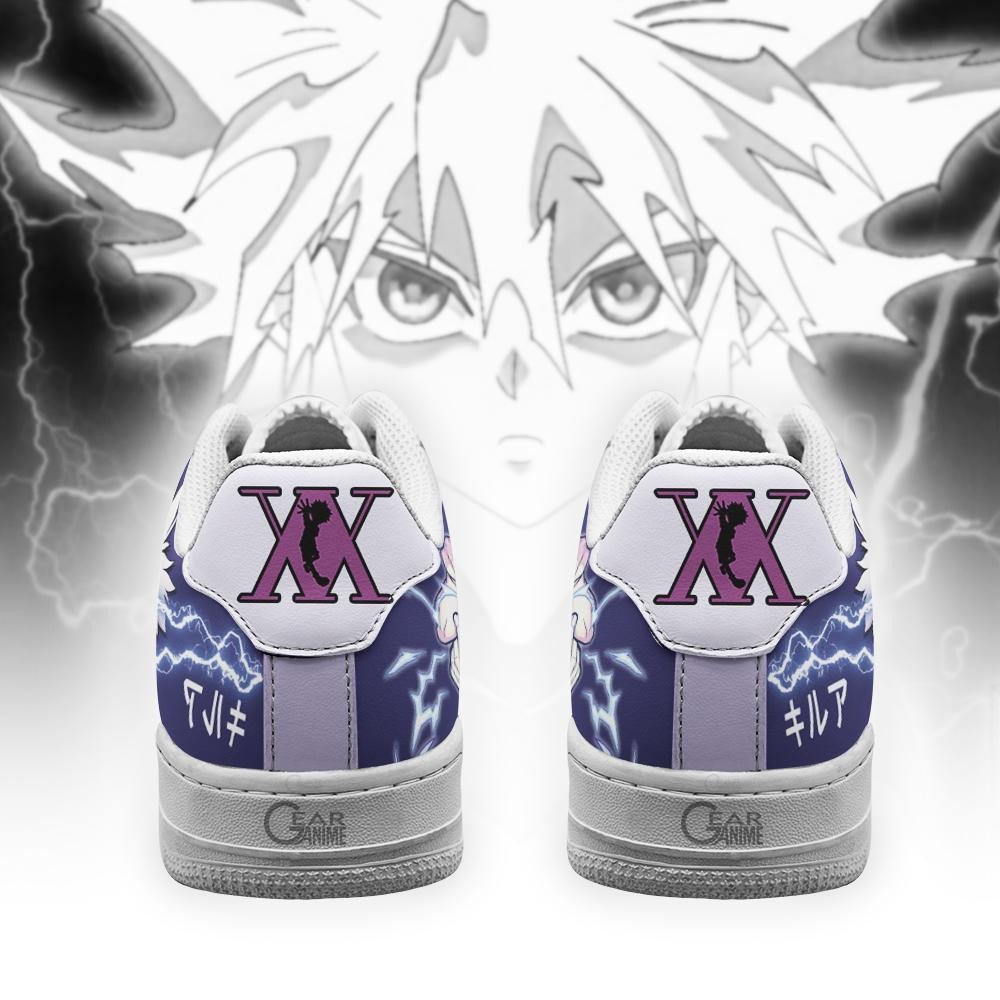 Killua Zoldyck Hunter X Hunter Anime Air Force Shoes Killua Zoldyck Hunter X Hunter Anime Air Force Shoes