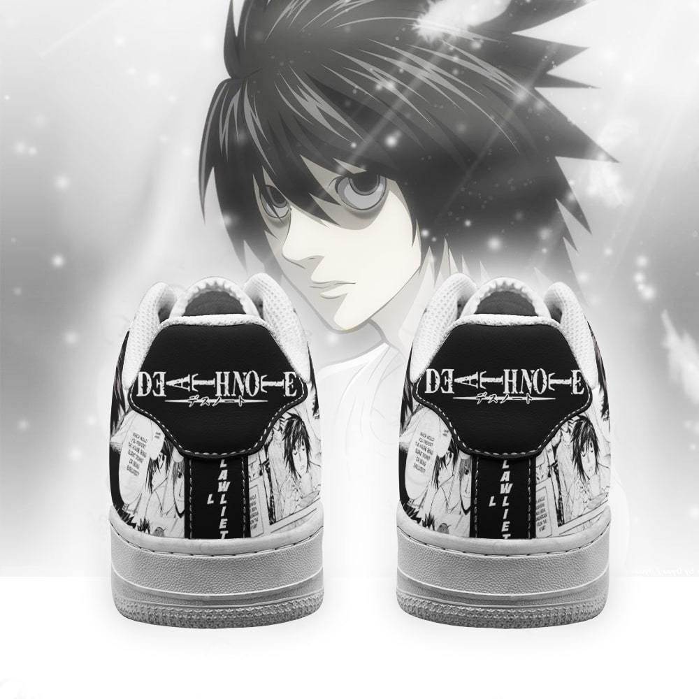 L Lawliet Death Note Anime Air Force Shoes L Lawliet Death Note Anime Air Force Shoes