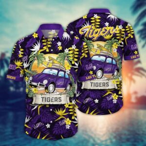 LSU Tigers Summer Car Beach Hawaiian Shirt