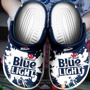 Labatt Blue Light Drinking Crocband Clog Shoes