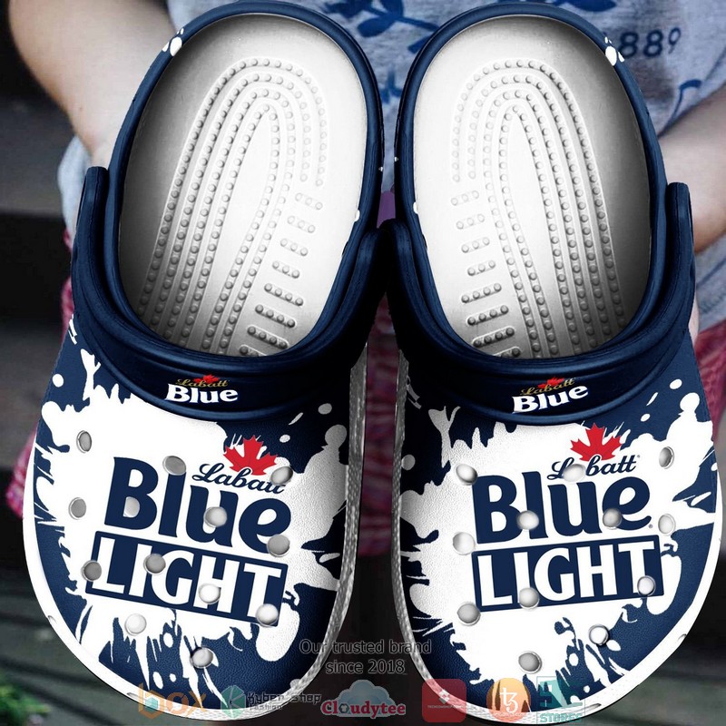Labatt Blue Light Drinking Crocband Clog Shoes Labatt Blue Light Drinking Crocband Clog Shoes