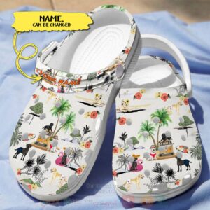 Labrador Retriever Custom Name Crocband Crocs Clog Shoes