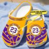 Lakers Uniform Personalized Crocband Crocs Clog Shoes