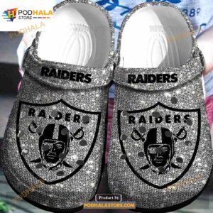 Las Vegas Raiders Band Crocs Clog Shoes
