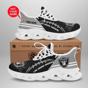 Las Vegas Raiders Custom Personalized Clunky Max Soul Shoes