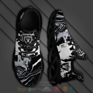 Las Vegas Raiders Nfl American Custom Name Clunky Max Soul Shoes
