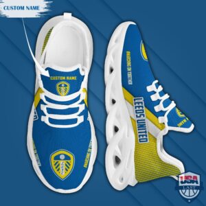 Leeds United Custom Name Max Soul Shoes