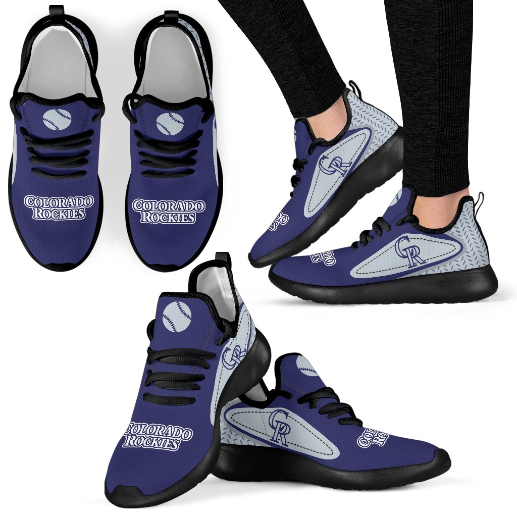 Legend React Colorado Rockies Mesh Knit Sneakers Legend React Colorado Rockies Mesh Knit Sneakers