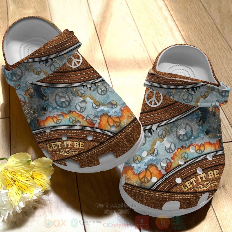 Let It Be Crocband Crocs Clog Shoes Let It Be Crocband Crocs Clog Shoes