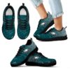 Light Tiny Pixel Smashing Pieces Philadelphia Eagles Sneakers