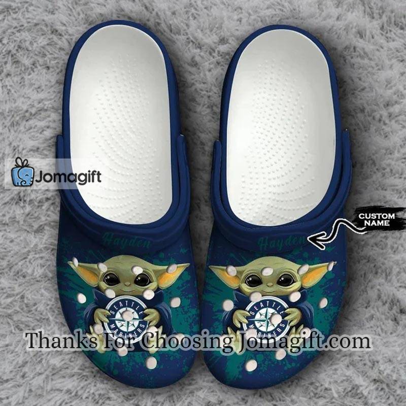 Limited-Edition-MLB-Seattle-Mariners-Baby-Yoda-Crocs-Gift-1