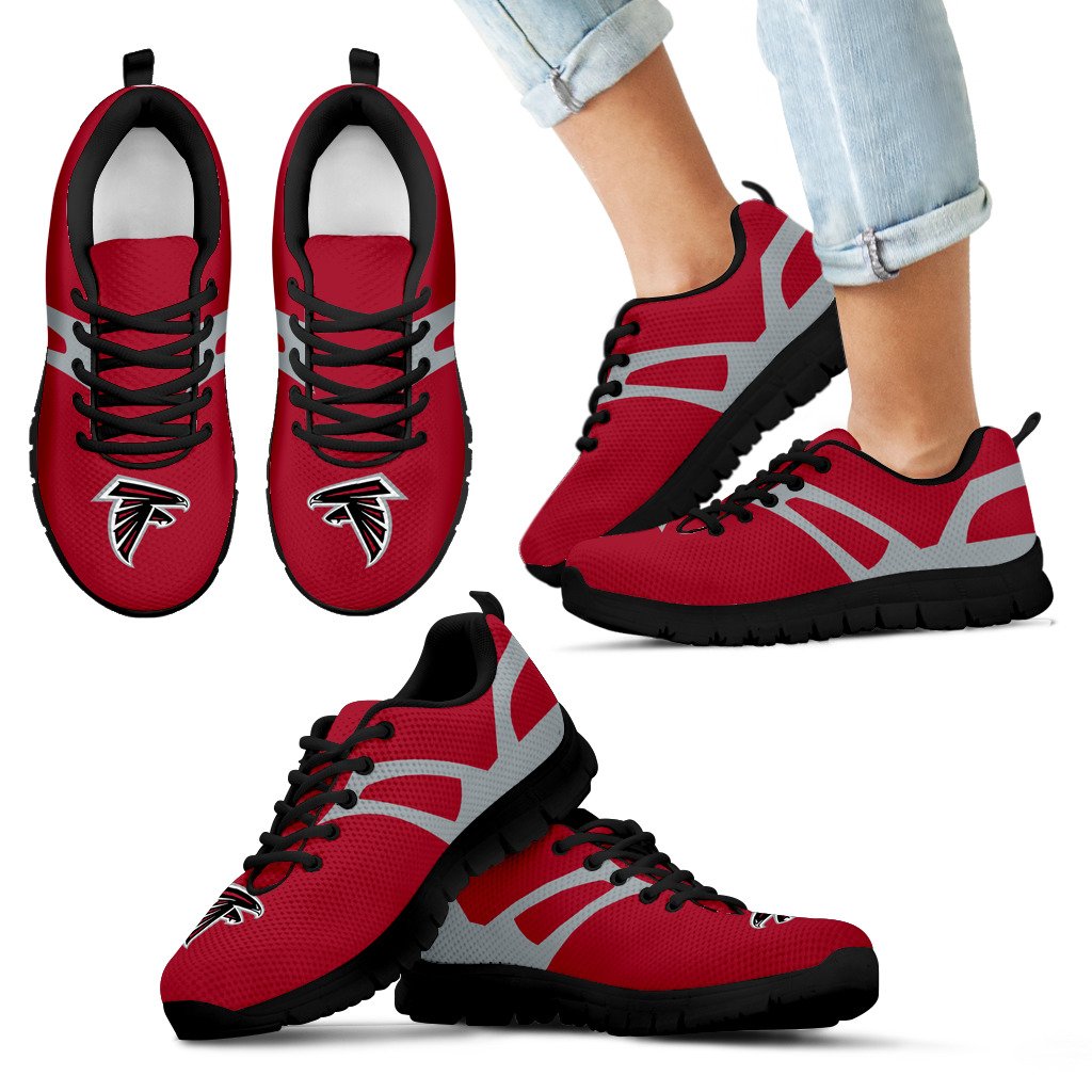 Line Amazing Bottom Atlanta Falcons Sneakers Line Amazing Bottom Atlanta Falcons Sneakers