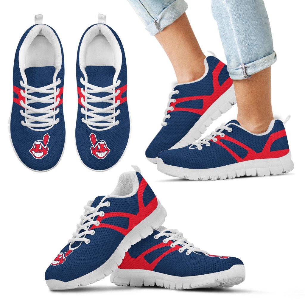 Line-Amazing-Bottom-Cleveland-Indians-Sneakers-1
