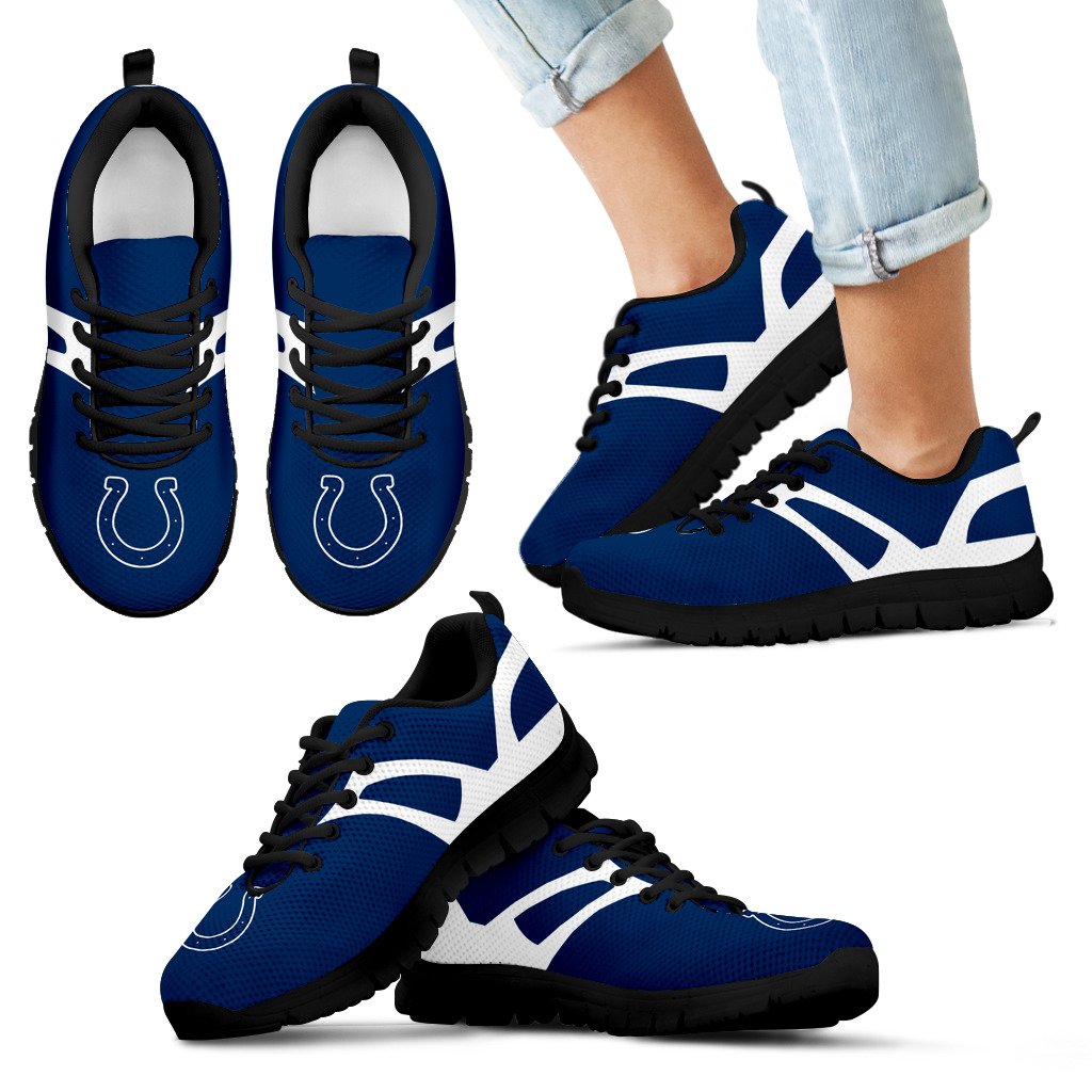 Line Amazing Bottom Indianapolis Colts Sneakers Line Amazing Bottom Indianapolis Colts Sneakers