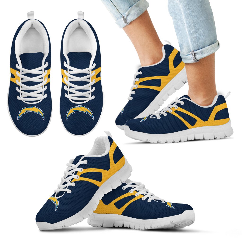 Line-Amazing-Bottom-Los-Angeles-Chargers-Sneakers-1
