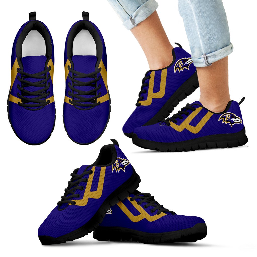 Line Bottom Straight Baltimore Ravens Sneakers Line Bottom Straight Baltimore Ravens Sneakers