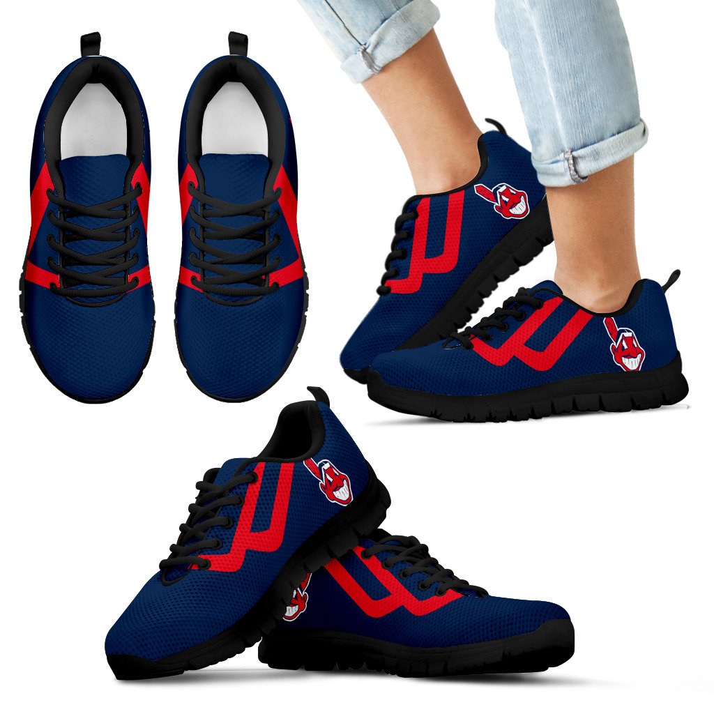 Line Bottom Straight Cleveland Indians Sneakers Line Bottom Straight Cleveland Indians Sneakers