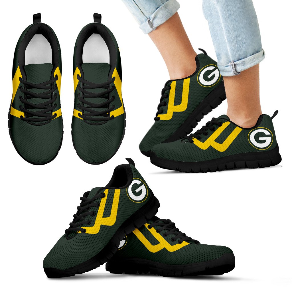 Line Bottom Straight Green Bay Packers Sneakers Line Bottom Straight Green Bay Packers Sneakers