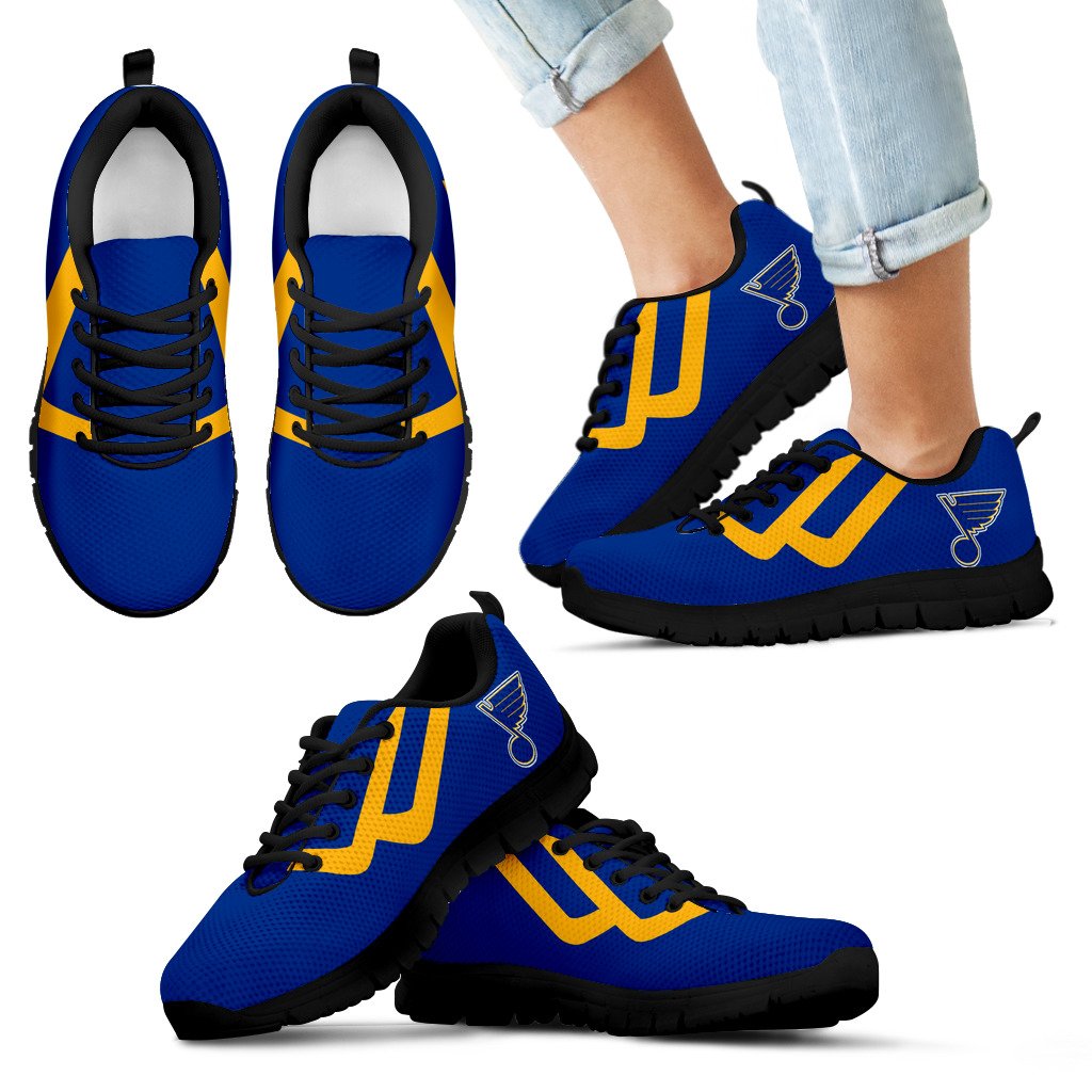 Line Bottom Straight St. Louis Blues Sneakers Line Bottom Straight St. Louis Blues Sneakers