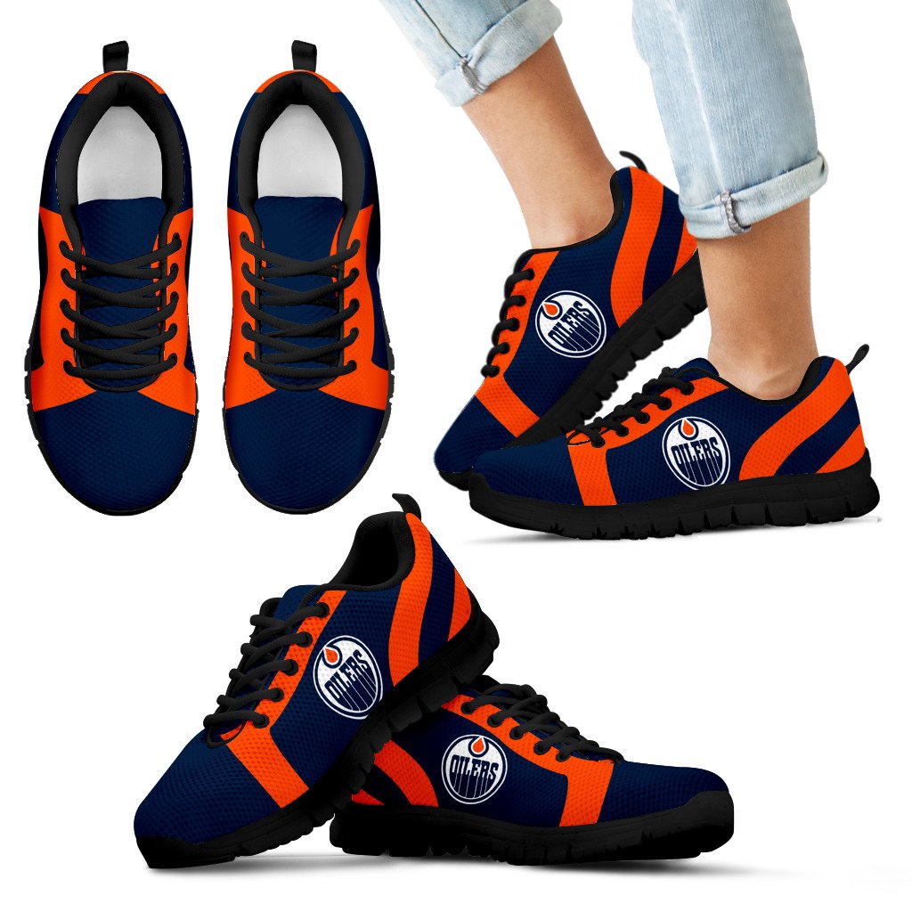 Line Inclined Classy Edmonton Oilers Sneakers Line Inclined Classy Edmonton Oilers Sneakers