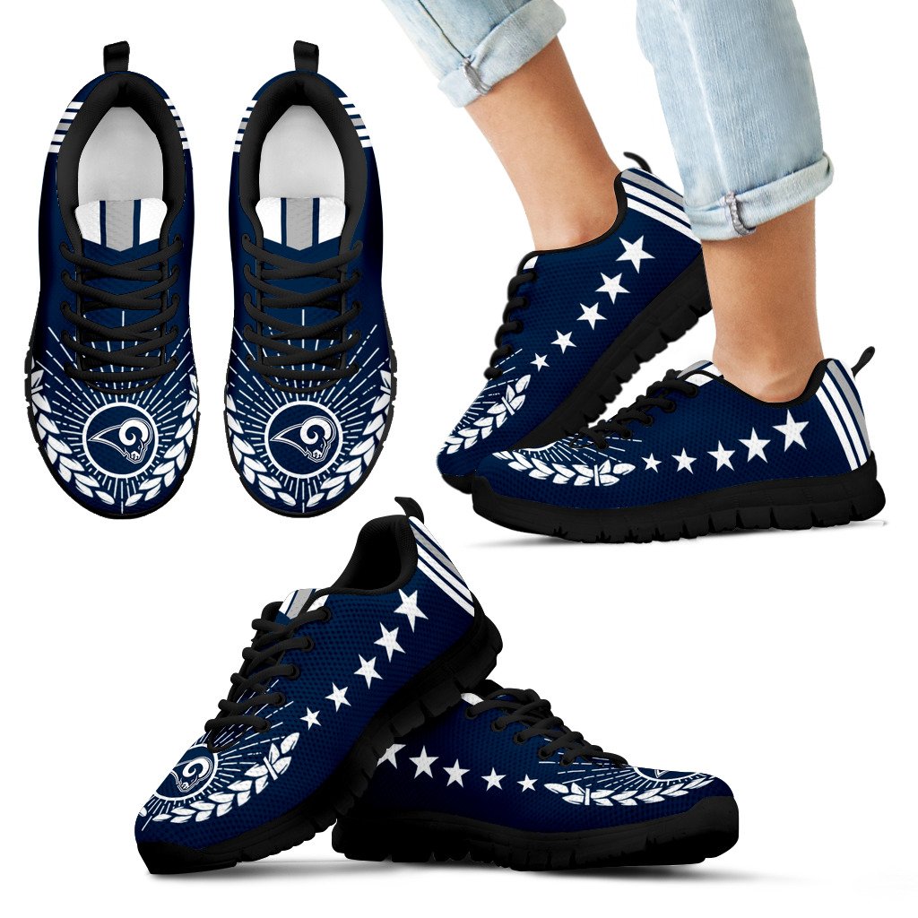 Line Of Stars Victory Los Angeles Rams Sneakers Line Of Stars Victory Los Angeles Rams Sneakers
