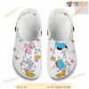 Little Donald Daisy Kissing White Pattern Graphic Cartoon Crocs Clog Shoes