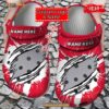Logo Football Team Ripped Through Style For Unisex & Kids Crocs Clog Shoes