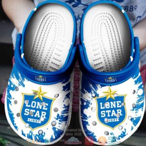 Lone Star Light Drinking Crocband Clog Shoes