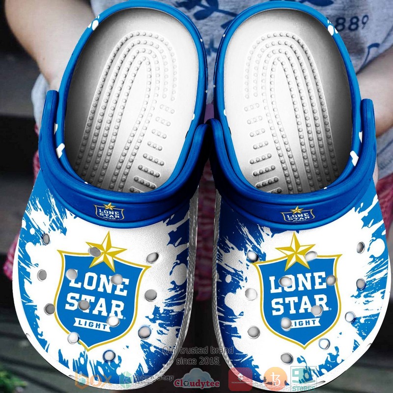 Lone Star Light Drinking Crocband Clog Shoes Lone Star Light Drinking Crocband Clog Shoes