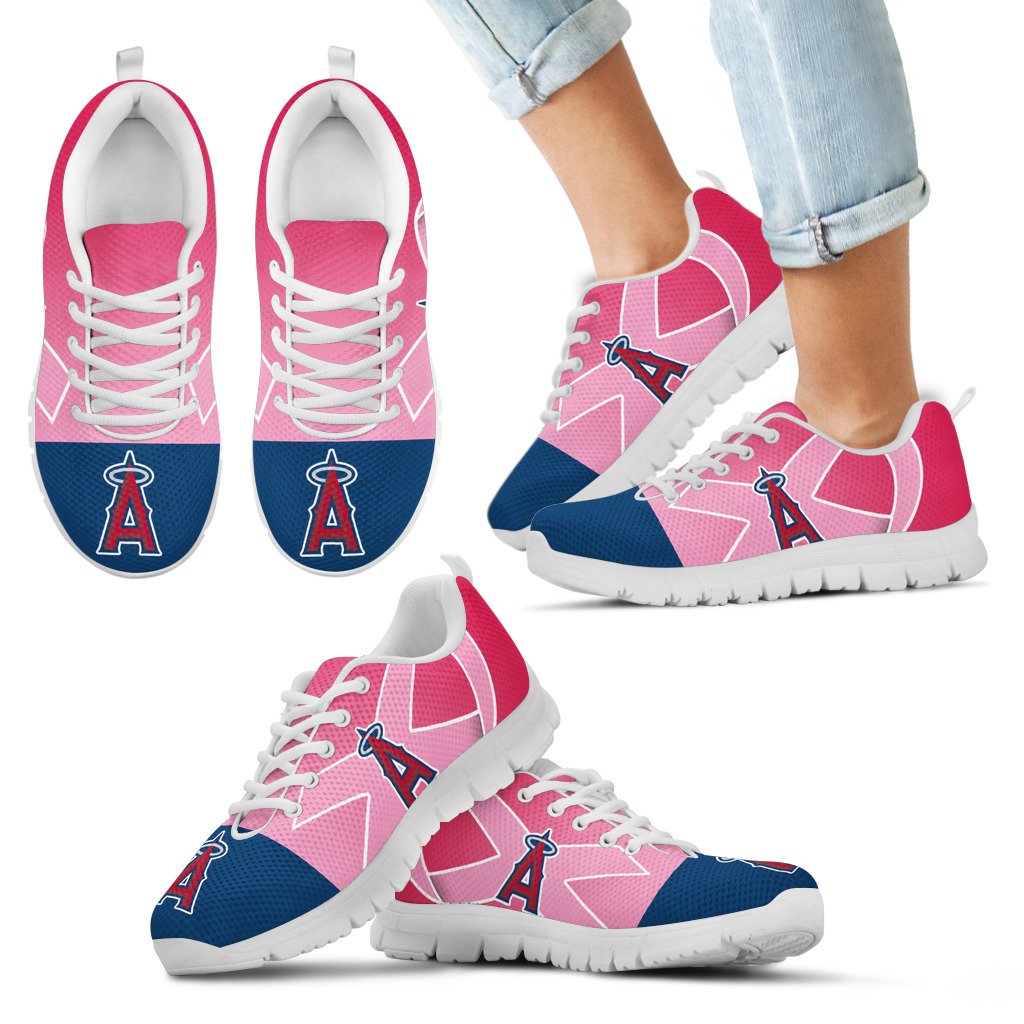 Los-Angeles-Angels-Cancer-Pink-Ribbon-Sneakers-1