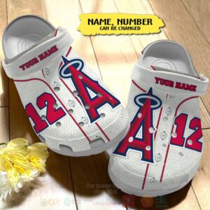 Los Angeles Angels Personalized Crocband Crocs Clog Shoes