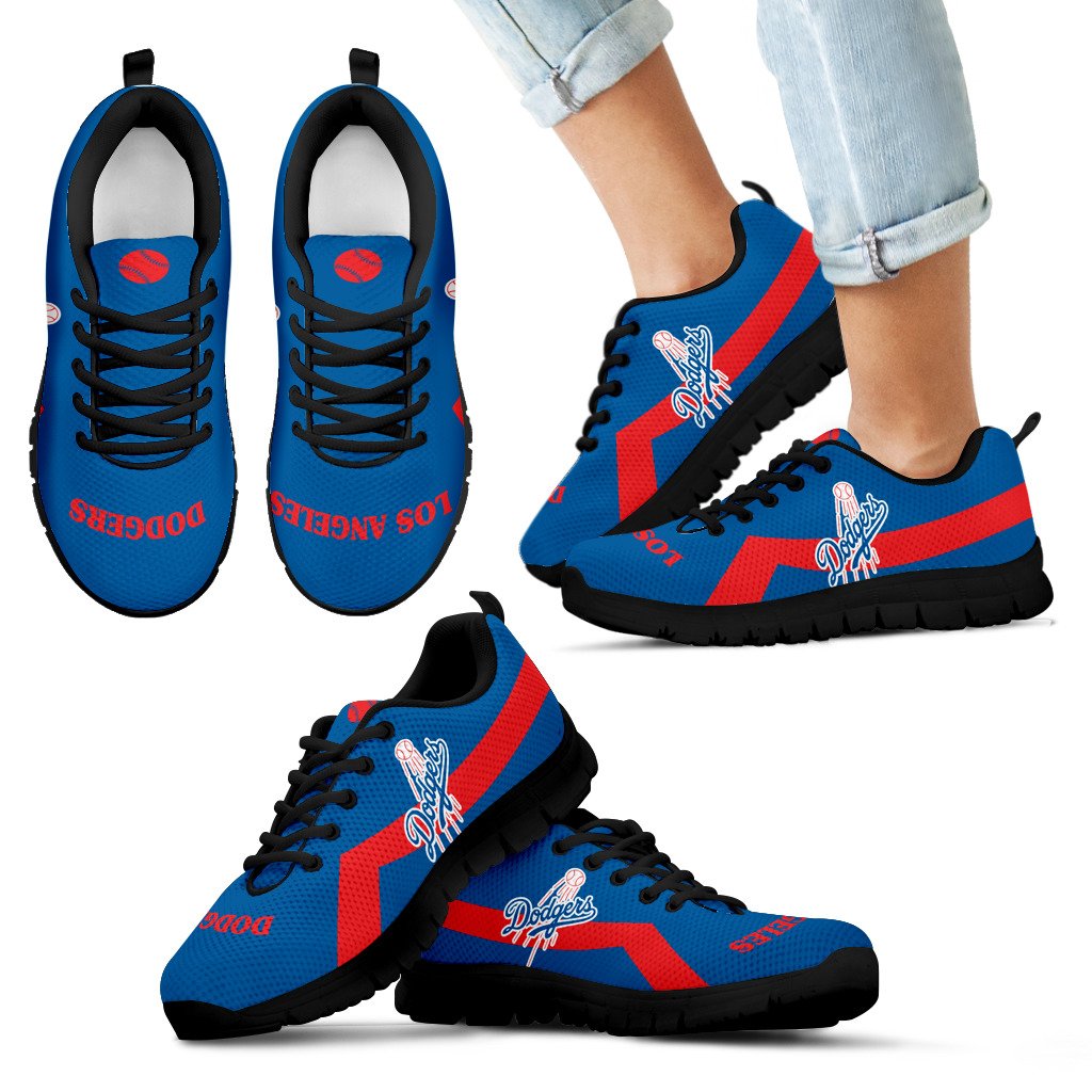 Los Angeles Dodgers Line Logo Sneakers Los Angeles Dodgers Line Logo Sneakers