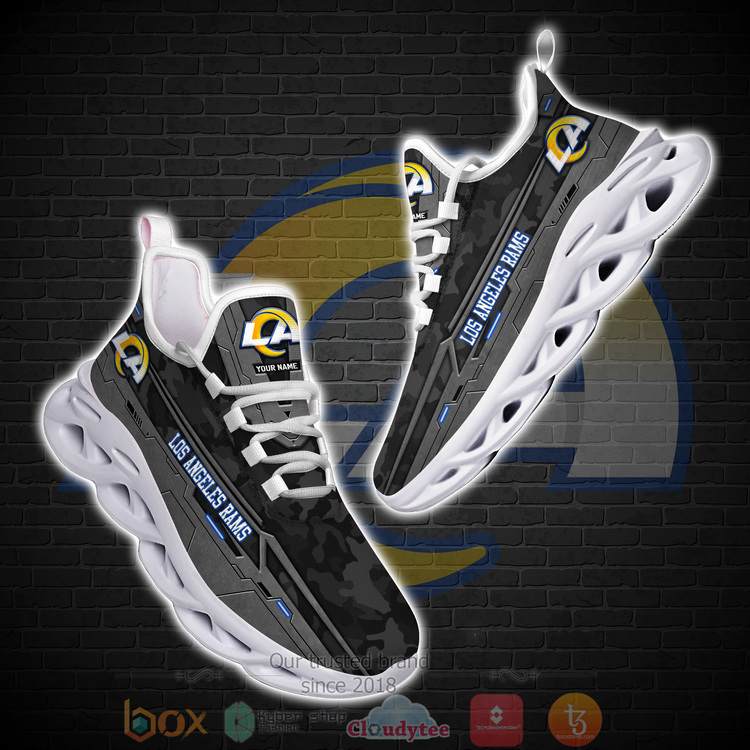 Los Angeles Rams National Football Team Personalized Clunky Max Soul Shoes Los Angeles Rams National Football Team Personalized Clunky Max Soul Shoes